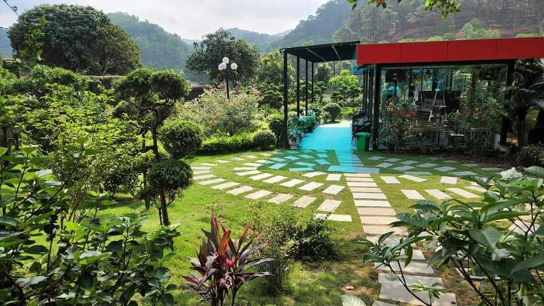Không gian xanh tại Lâm Viên Villa Sóc Sơn