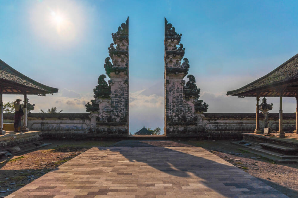 Hình ảnh thực tế tại cổng trời Bali