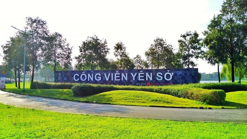 Công viên Yên Sở - Điểm chụp hình đẹp ở Hà Nội