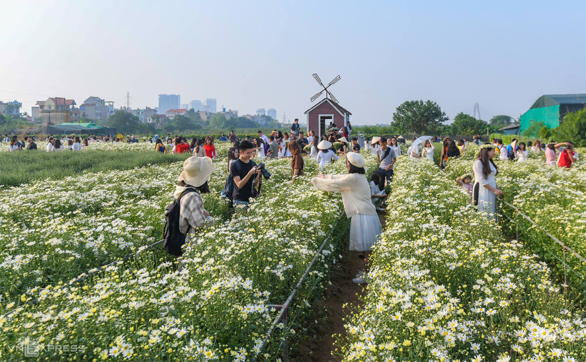 Vườn hoa Nhật Tân - Địa điểm chụp hình đẹp ở Hà Nội