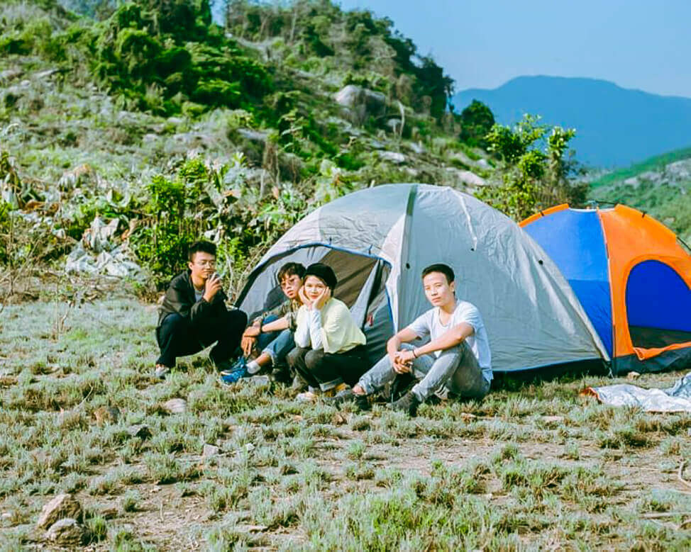Cắm trại tại Hồ Xanh 