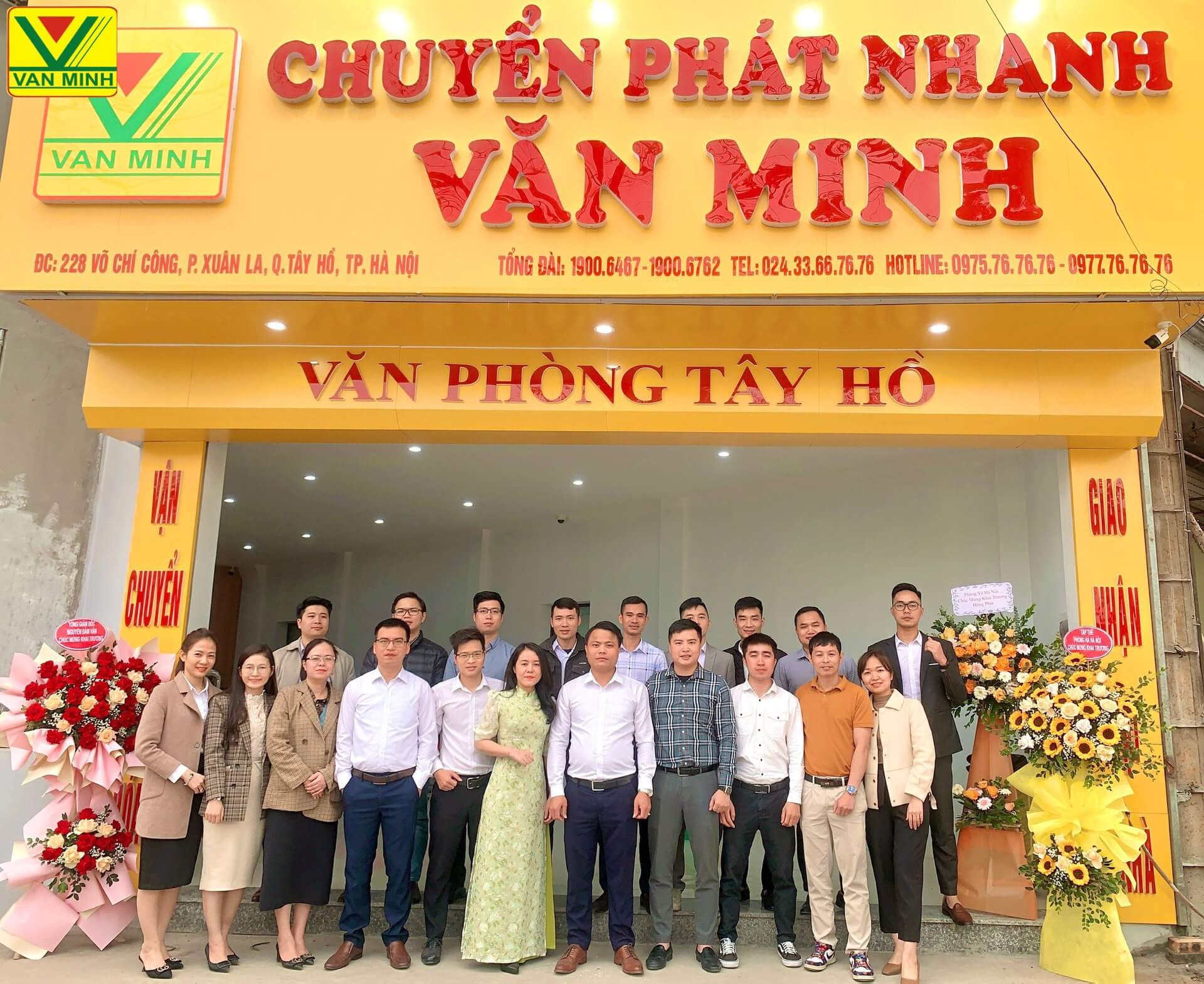 Chi nhánh văn phòng Tây Hồ nhà xe Văn Minh