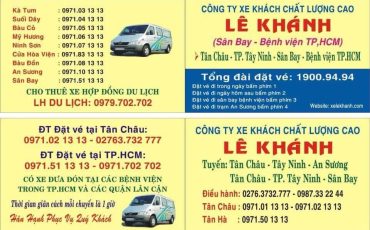 Nhà xe Lê Khánh – Cập nhật giá vé, dịch vụ, lịch trình mới nhất