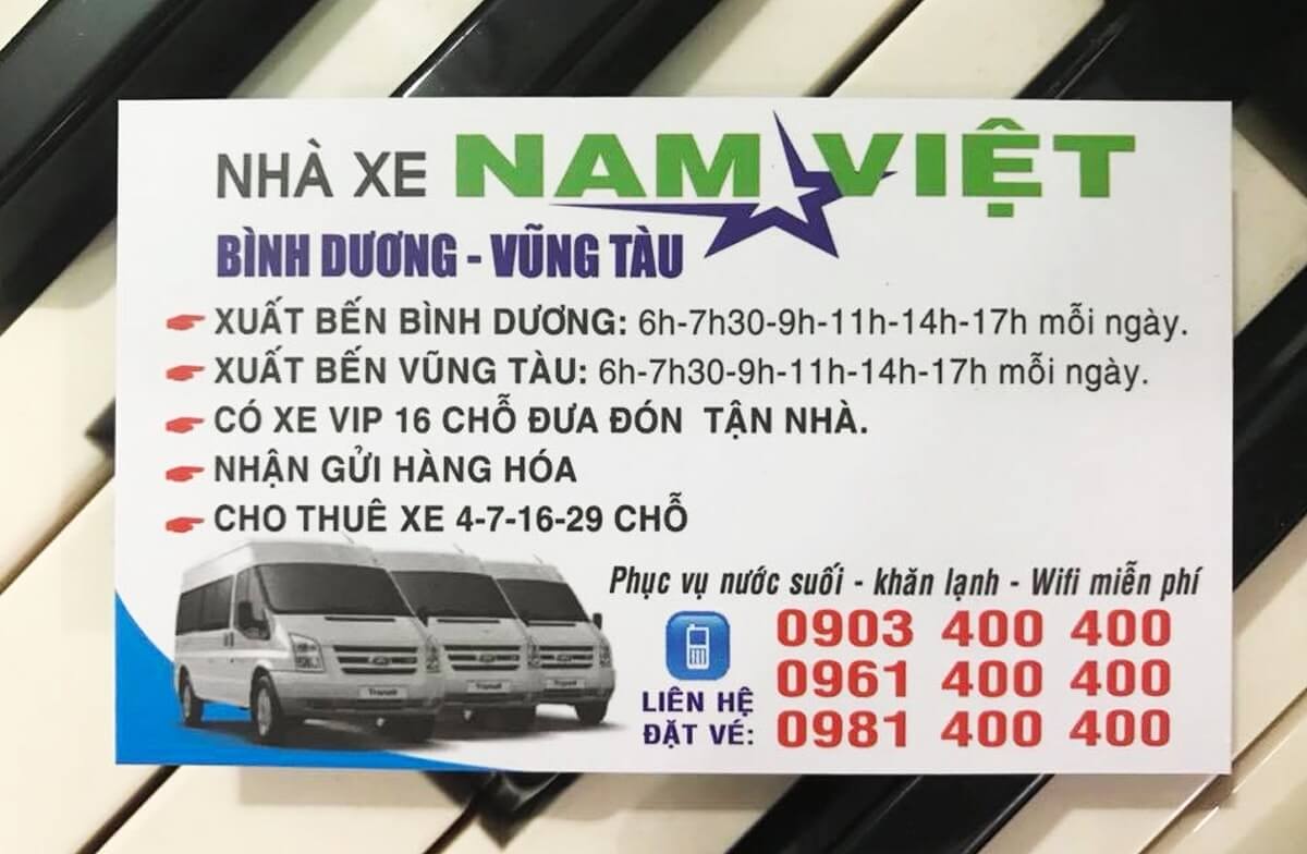 Hệ thống hoạt động nhà xe Nam Việt