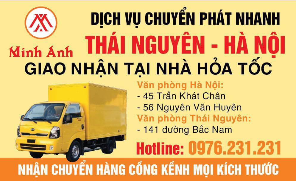 Hệ thống hoạt động vận chuyển hàng hóa nhà xe Minh Anh