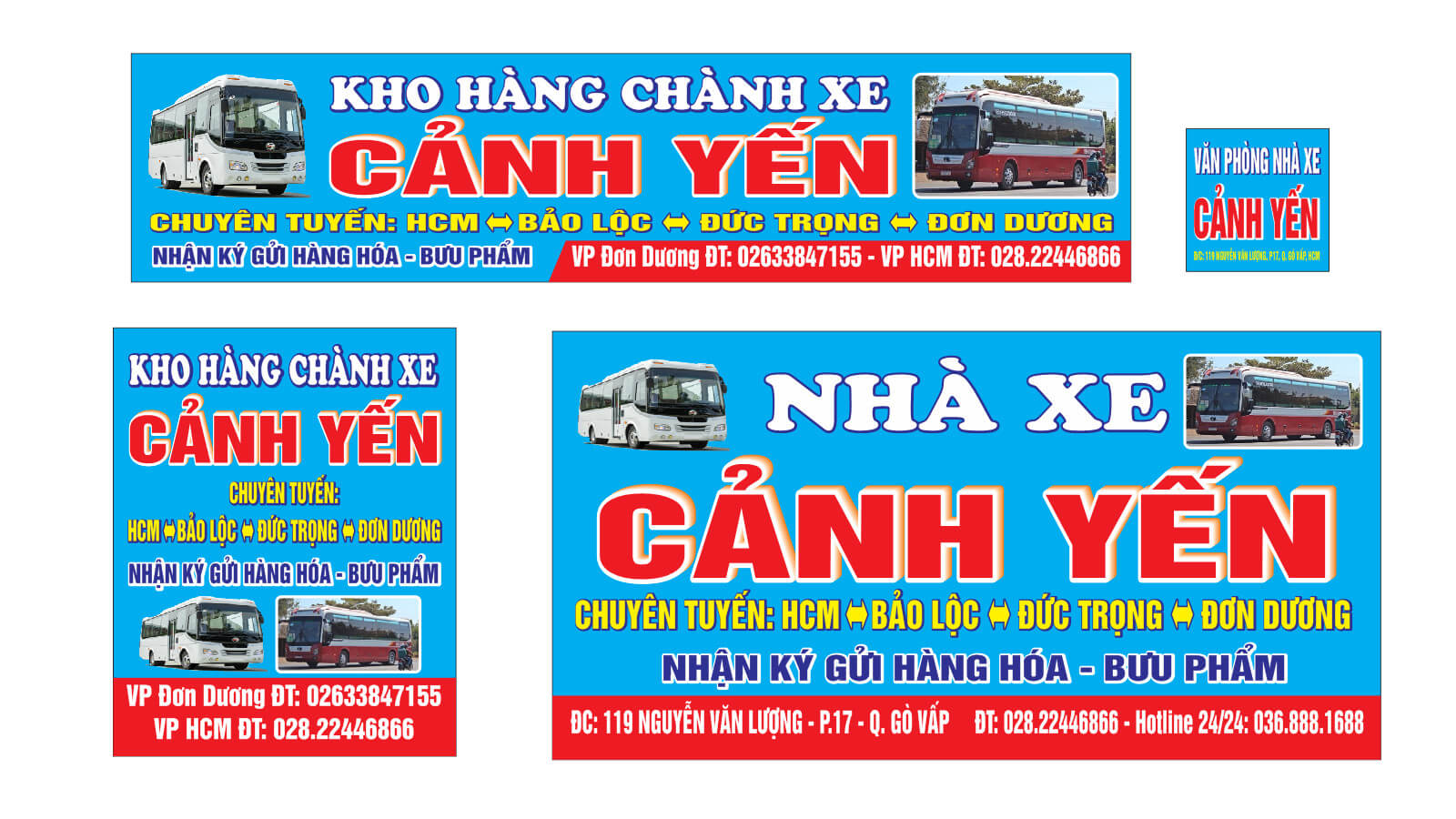 Hệ thống hoạt động nhà xe Cảnh Yến