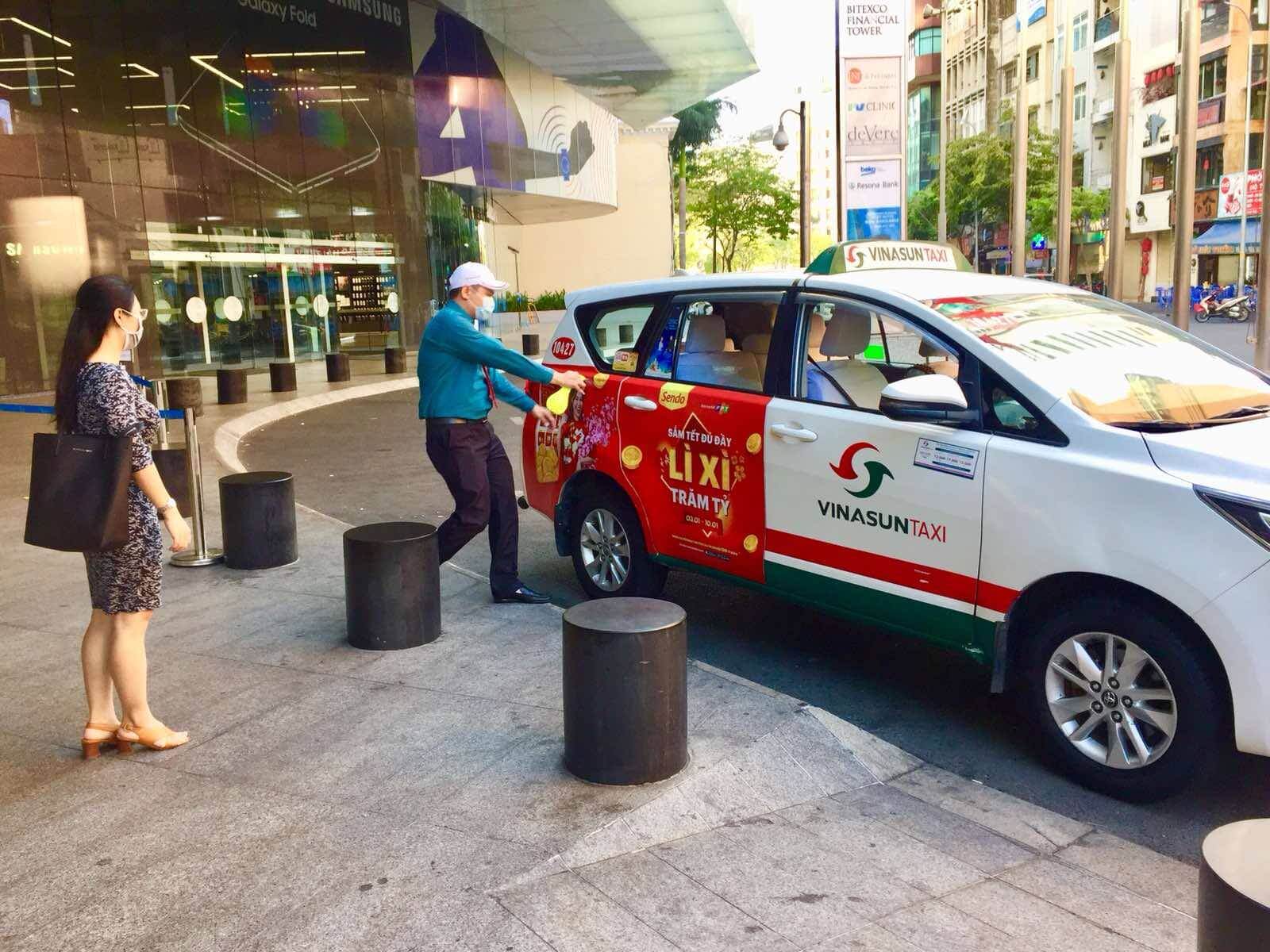 Vinasun Taxi luôn sẵn sàng phục vụ khách