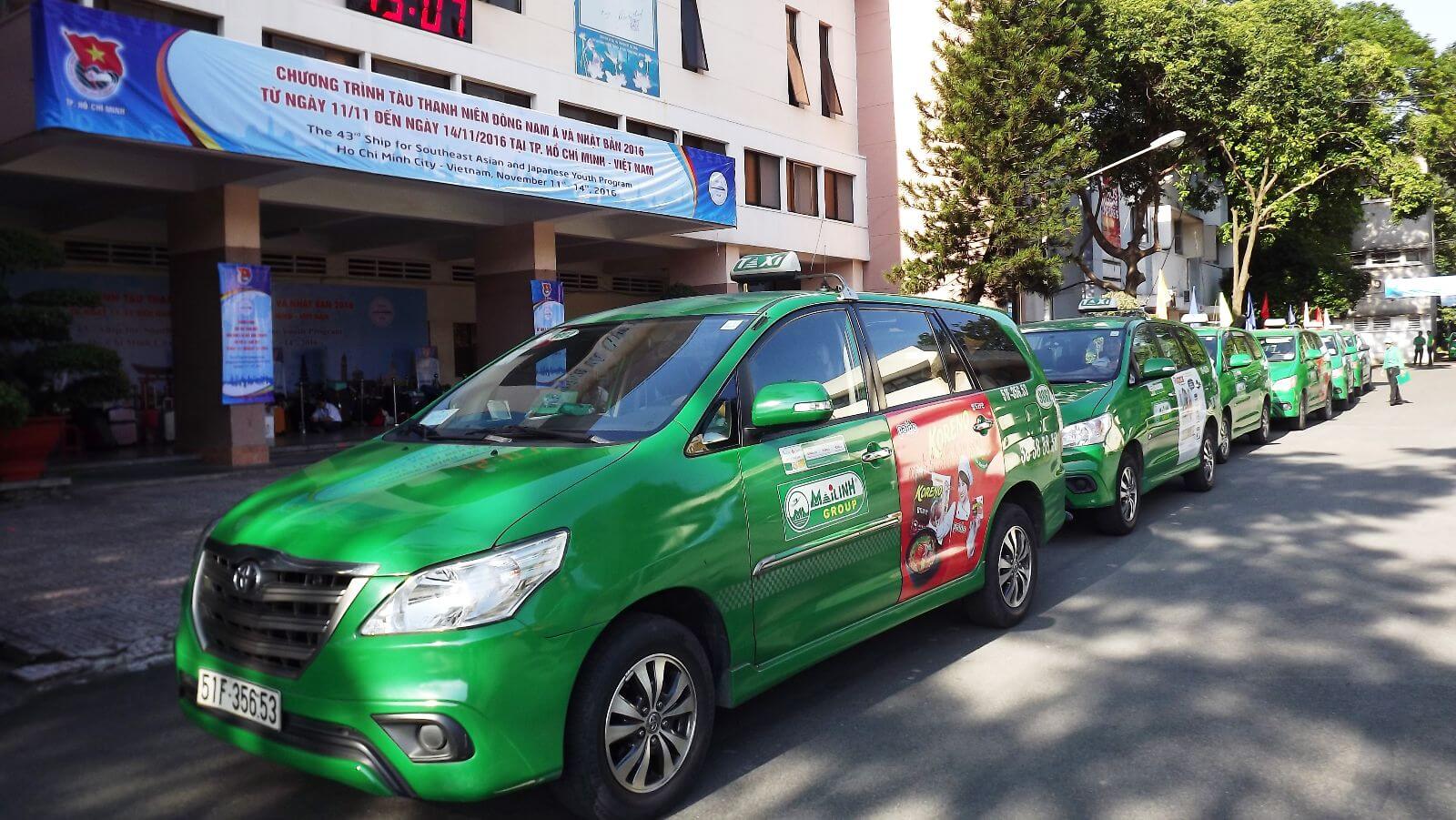 hệ thống taxi Mai Linh Vinh