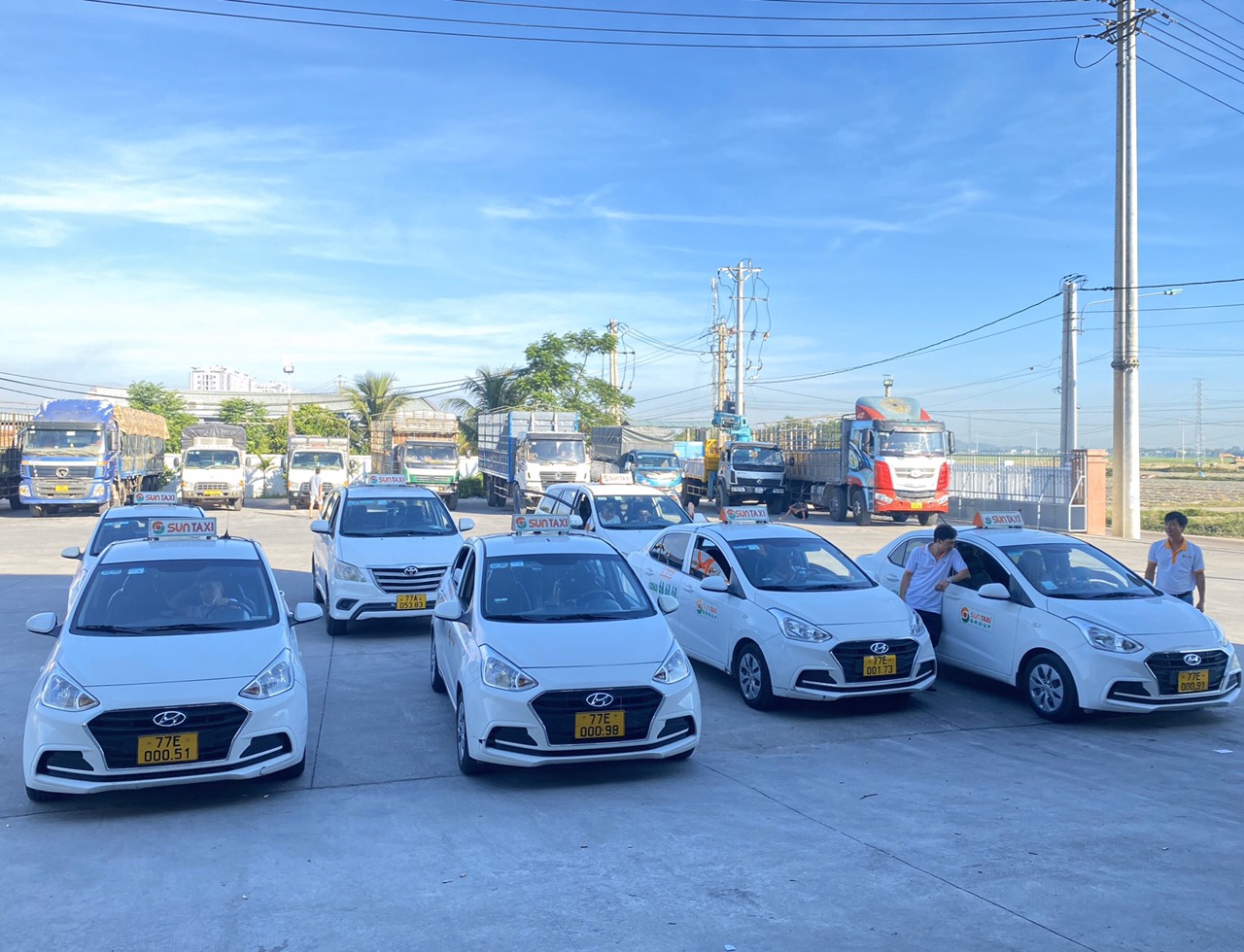 Hệ thống xe taxi Sun Quy Nhơn